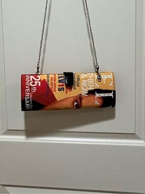ELVIS PRESLEY Vintage-Inspired Magazine Cover Red & Yellow Graphic Clutch. NICE